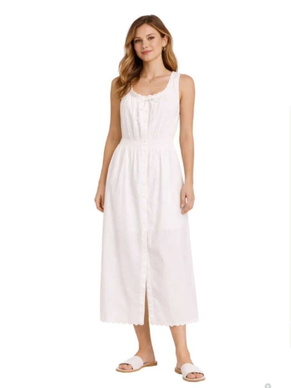 NEW FRAME The Serene Midi Dress cotton